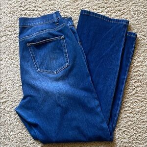 HALARA Blue Straight Leg Jeans Classic Denim